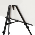 Lightweight black metal tripod artist painting easel advertising telescopic  portable tripod easel stand for indoor promotion